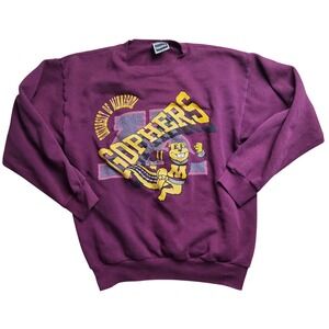 Vintage 80s 90s University of Minnesota Tultex College Sweatshirt MN Size XL